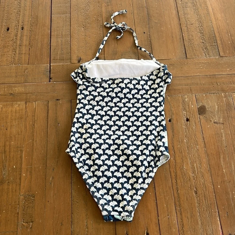 Ondademar blue floral swimsuit
